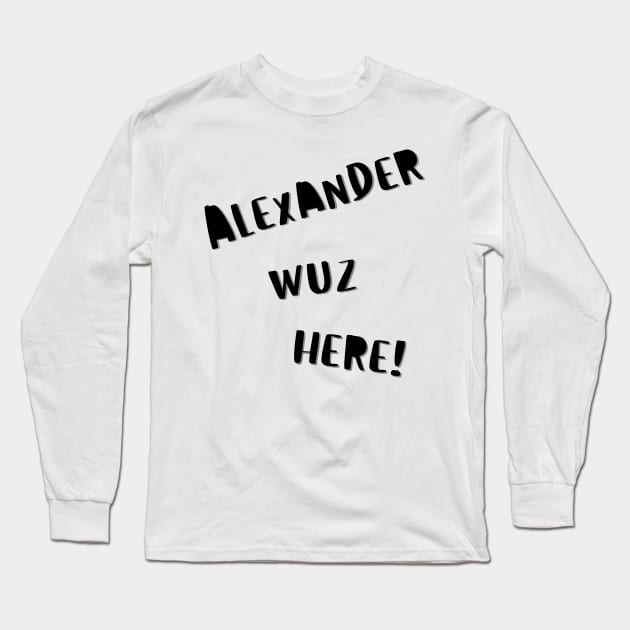 Alexander Long Sleeve T-Shirt by baseCompass